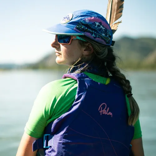 Woman wearing life jacket