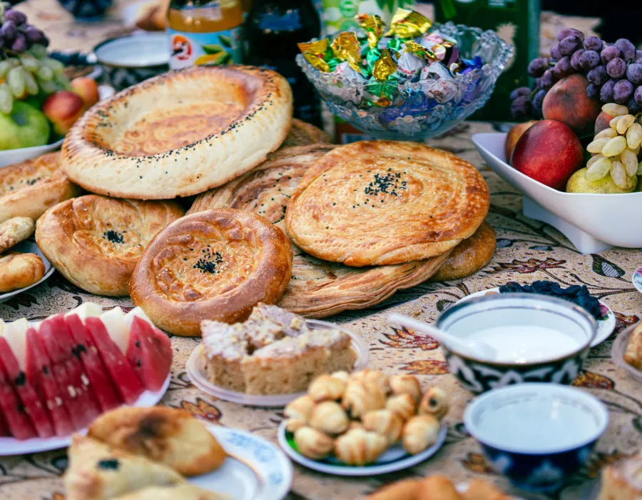 Colourful, traditional food