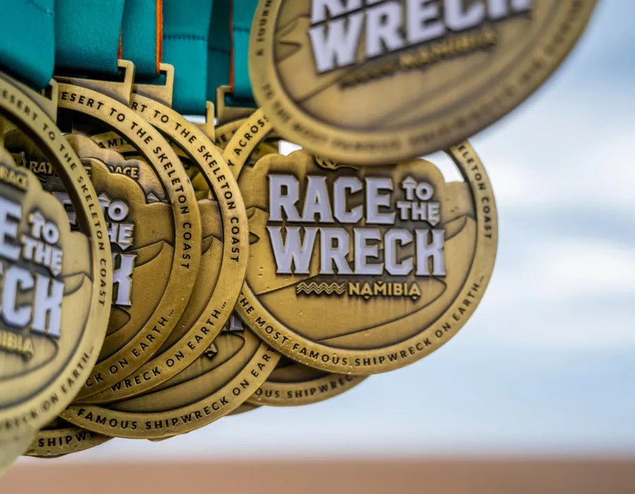 Race to the Wreck medals